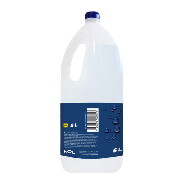 Agua Destilada de 5L MPL - Imagen 2